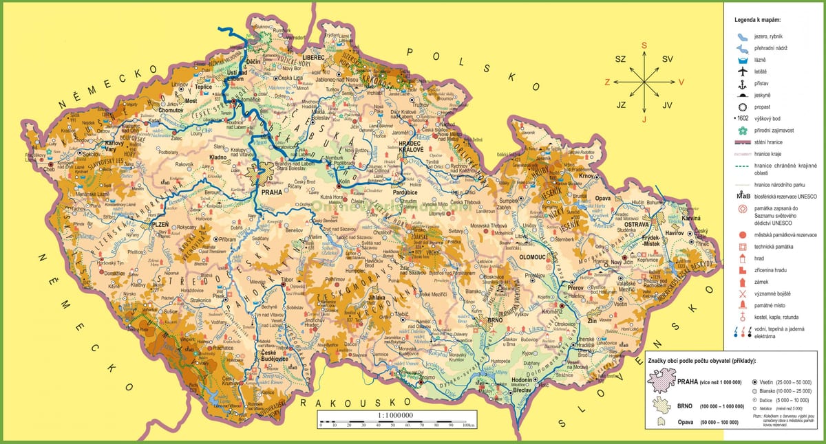 mappa repubblica ceca