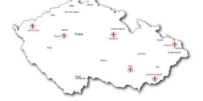Repubblica ceca aeroporti mappa