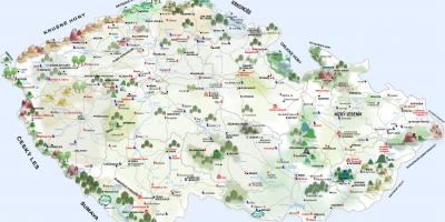 Castelli in repubblica ceca mappa