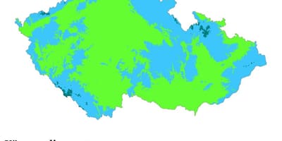 Repubblica ceca clima mappa