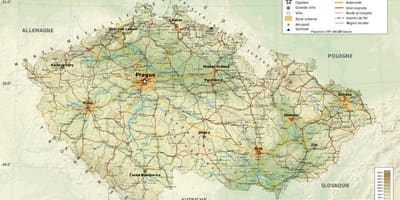Repubblica ceca geografia mappa