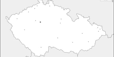Repubblica ceca mappa vuota