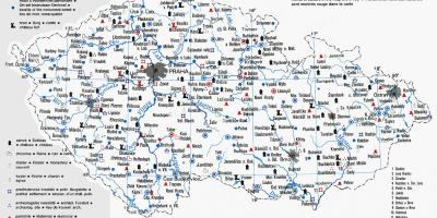 Repubblica ceca monumenti mappa